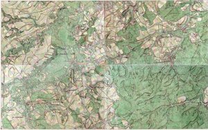 Map of Uccle by Joseph de Ferraris